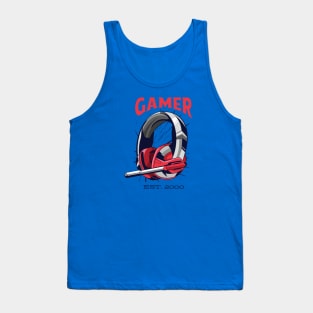 Gamer Headset Tank Top